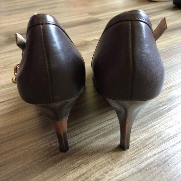 C. Banner Cut Out Ombre Diamond Jewel Heel Pumps - Picture 6 of 10